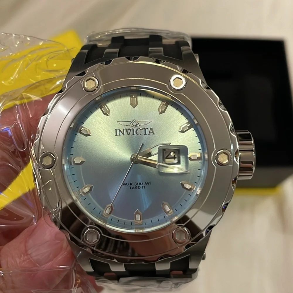 Authentic Invicta Steel 52mm Sport 500m Watch
